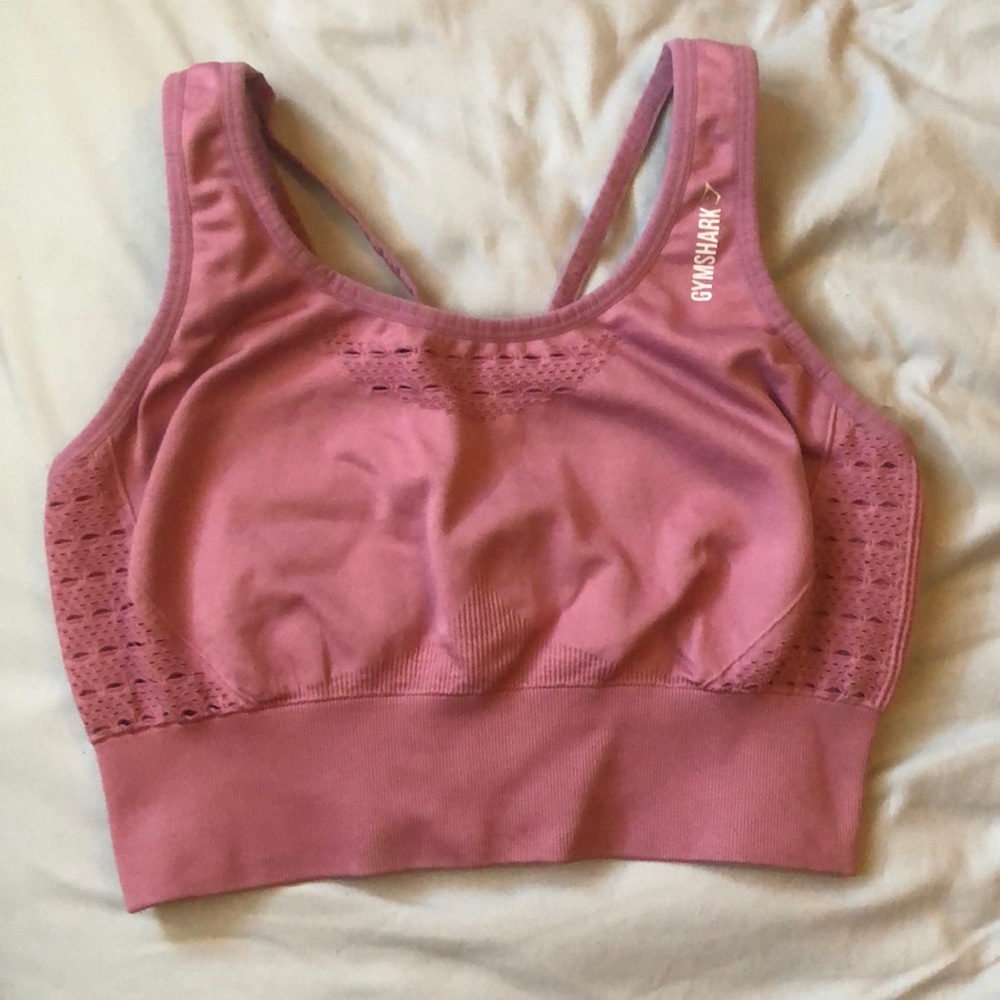 Gymshark Pink Sports bra/crop
